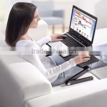 Hot selling Aluminium Portable foldable laptop desk laptop laptop table