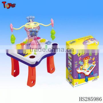 6*AA musical learning table educational baby toys