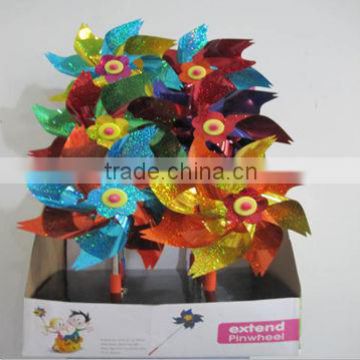 Colorful Telescopic Handy Children's PVC Toy Windmill