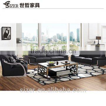 Living room sofa set dubai leather sofa furniture and leather office sofa set