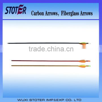 fiberglass arrow/wholesales carbon arrow /hunting cross bow