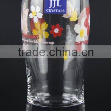 JJL CRYSTAL BLOWED TUMBLER JJL-0808R WATER JUICE MILK TEA DRINKING GLASS HIGH QUALITY