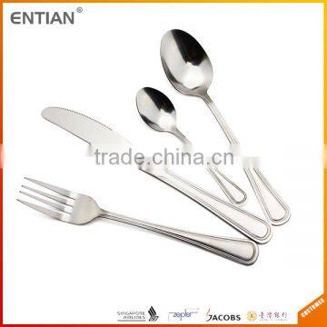 European 24pcs stainless steel tableware dinner set for 6 people