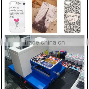 A4 size colorful handphone case printing machine