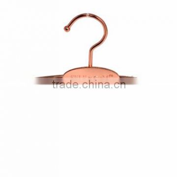 Rose Gold Metal Embossed Logo Hangers Bikini With Clips