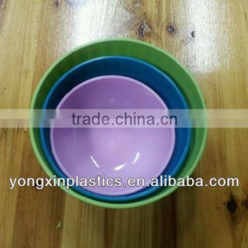 round disposable clear hard plastic bowl
