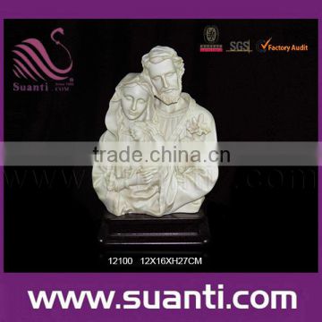 Polyresin The father and mother region statue