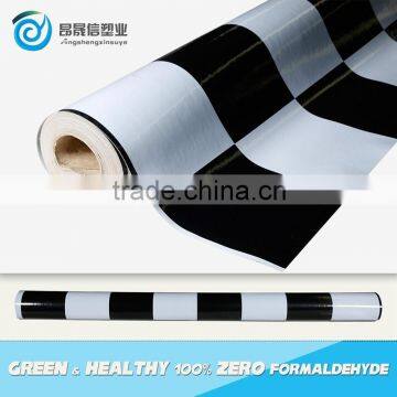 0.65 mm felt backing PVC plastic flooring roll for housing project