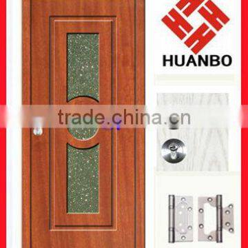 Latest design pvc mdf door for hotel