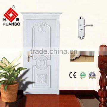 2015 Latest design China veneer solid composite timber wooden door for washroom,bedroom