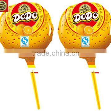 HFC 3020 orange flavour lollipops