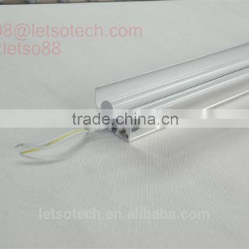 2016 factory price 9w 18w 24w 36w 48w t5 led light tube 1000lm 600mm 1200mm 1500mm 4ft double sided led tube with milky cover