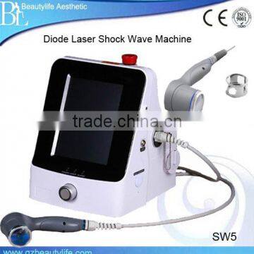 Shock wave pain relieveing laser/Laser shock wave machine