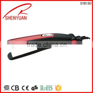 Low price Womens Ceramic hair straightener LED Temperature Display Hair Crimper made in china