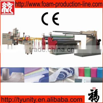 TY-1040 high output mini PE foaming sheet production line