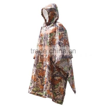 Military Camouflage PVC Ponchos raincoat