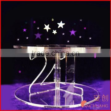 acrylic cake stands with lights