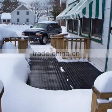 heated sidewalk mats for snow