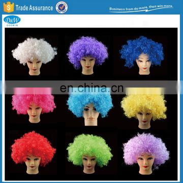 Unisex Curly Afro Disco Clown Style Wig