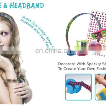 DIY fashion bangle and headbands set for kids