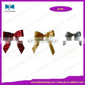 Different Size Polka Dot Satin Ribbon Bow for Gift Packing/for garment accessories