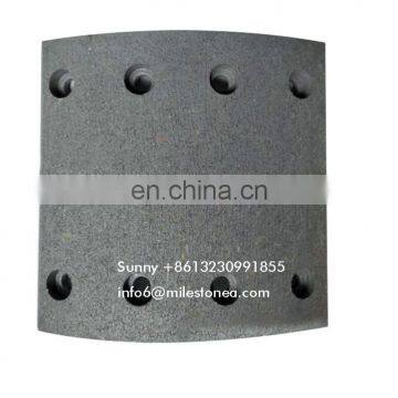 Truck brake lining 19246 WG92200340068 3502391-E260