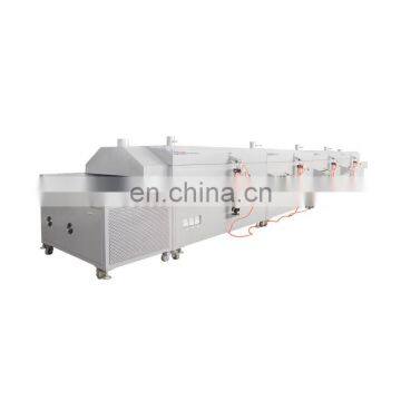 Industrial Hot Air Heating Dry Tunnel Drying Oven IR Infrared Mesh Conveyor Machine