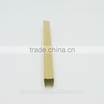 u shape extrusion profile products plastic corner strips color be customized