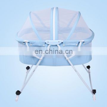 Top Quality Promotional Custom Foldable Bedside Baby Crib