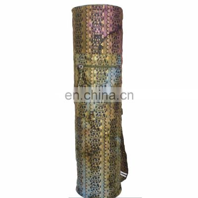 Custom designed Batik printed zippered Cotton yoga mat carry bag