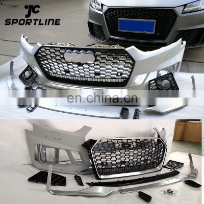 RS5 Front Bumper with Honeycomb Grill for Audi S5 B9 A5 SLINE 2017 2018