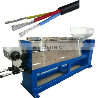 double color wire extruder, insulation copper wire cable making machine