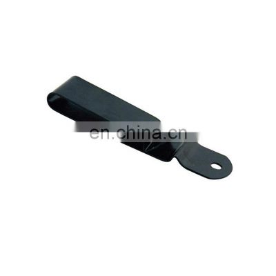 Hot Selling Metal Spring Belt Holster Clip Metal Stamped Universal Spring Clip Black Steel Flat Clip
