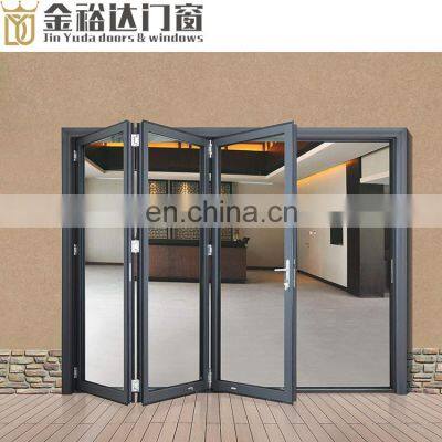 ISO 9001certified high quality big folding doors with customized sizes for the commercial building