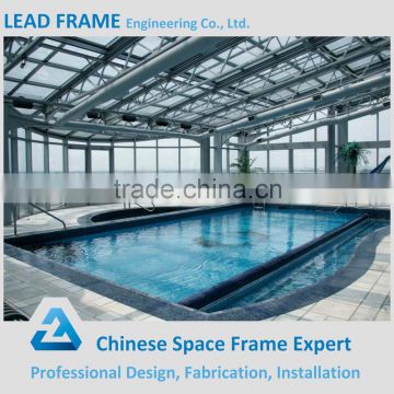 CE Certification long span steel structure swimming pool cover