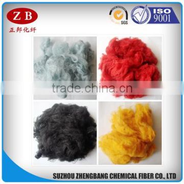 dope dyed recycled polyester staple fiber man-made fiber