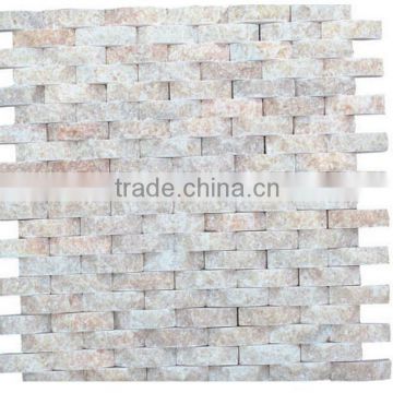 white quartzite home decor stone mosaic
