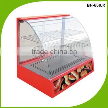 Warming Showcase / Food Warming Showcase / Glass Food Warmer Display Showcase BN-660.R