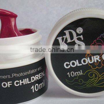 Color glass Transparent uv pudding gel
