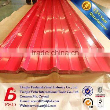 prepainted corrugated gi color metal steel roofing sheets