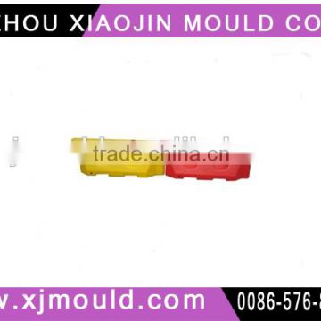plastic traffic barrier custom made steel mould manufacturing