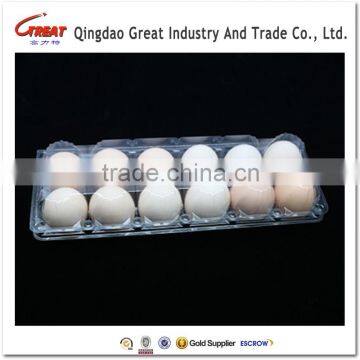 Best Quality disposable plastic eggs tray plastic quail egg container 12 cells holes