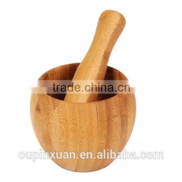 Healthy Salad Bowl ,Economic and Good Quality Bamboo Bowl.Bamboo garlic crasher