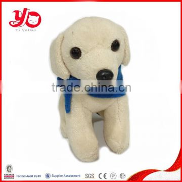 Endearing baby white plush dog for children plush toy stuffed cotton