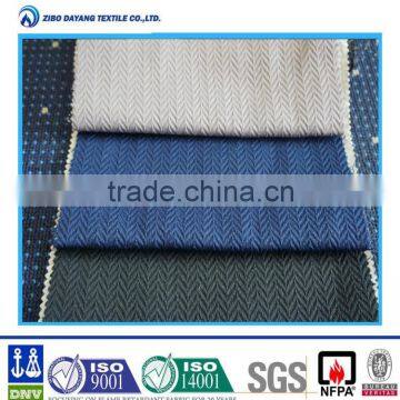 100% polyester fire retardant herringbone sofa cover fabric