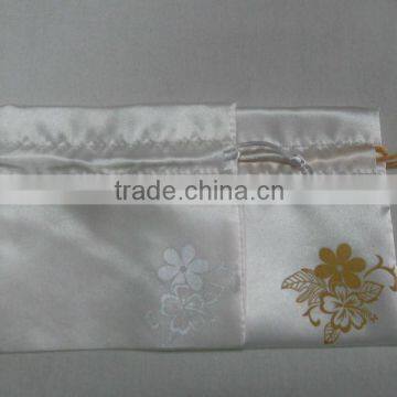 lovely drawstring satin hair bag wholesale