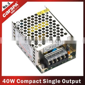 HS series compact single switching power supply 40W