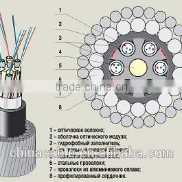 oem 2015 China supplier new Optical Fiber Composite Overhead Ground Wire OPGW for sale