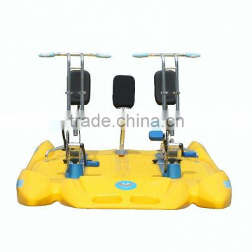 Triple seater Water pedal bikes/pedal boat wholesale