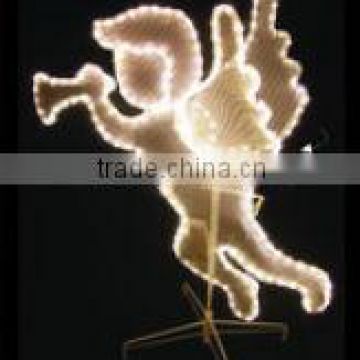 Beautiful led small angel motif light for christmas decoration